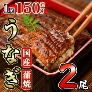 ふるさと納税 門川町 国産 うなぎ蒲焼(約150g×2尾)