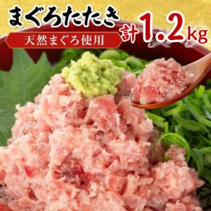 ふるさと納税 篠栗町 まぐろたたき 計1.2kg(100g×12P)