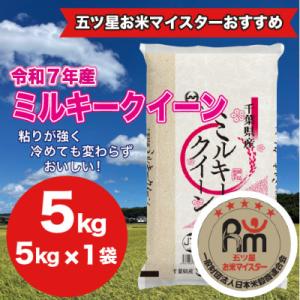 ふるさと納税 大網白里市 【令和7年産】千葉県産ミルキークイーン 精米 5kg (5kg×1袋)