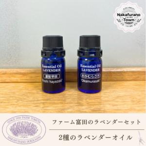 ふるさと納税 中富良野町 BB-033【セット】2種類のラベンダーオイルセット