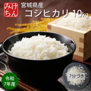 ふるさと納税 村田町 令和7年産　宮城県産コシヒカリ 7分づき精米　10kg