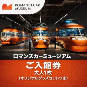 ふるさと納税 海老名市 【ロマンスカーミュージアム】ご入館券 大人1枚とオリジナルグッズセット　神奈...