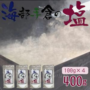 ふるさと納税 海陽町 【天然塩400g】海部手倉の塩　100g×4袋 マル吉製塩工房　素材の旨味を引...