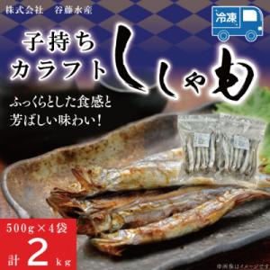 ふるさと納税 大洗町 子持カラフトししゃも 500g×4袋入 AL014