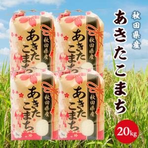 ふるさと納税 八郎潟町 あきたこまち 20kg(5kg×4袋)【白米】令和7年産 秋田県産 こまちライン