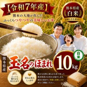 ふるさと納税 玉名市 【令和7年産】熊本県産　玉名のほまれ(白米)10kg