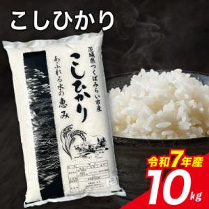 ふるさと納税 つくばみらい市 コシヒカリ 10kg 令和7年産 精米 茨城県つくばみらい市産
