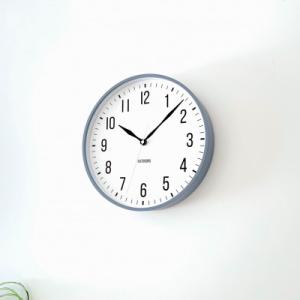 ふるさと納税 郡上市 KATOMOKU Plywood clock グレー km-111GR 掛け時...