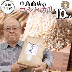 ふるさと納税 つくばみらい市 【玄米】令和7年産 茨城県産 お米 こしひかり 10kg