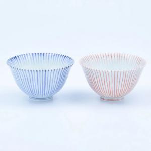 ふるさと納税 佐賀県 【有田焼】十草お茶碗ペア ASA飯碗 [41APCD091]