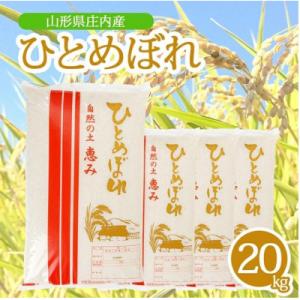 ふるさと納税 酒田市 【令和7年産米】【山形県庄内産】ひとめぼれ5kg×4袋 計20kg 精米