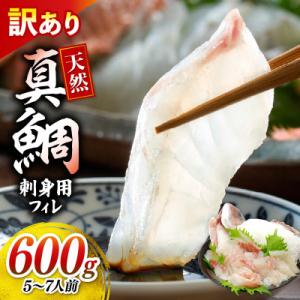 ふるさと納税 大船渡市 訳あり 真鯛 刺身 600g [kouyou009]