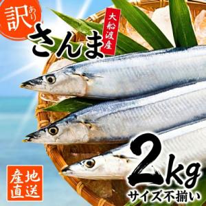 ふるさと納税 大船渡市 【9〜11月発送】訳あり 鮮さんま 2kg [maruwa19_3]