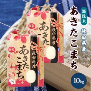 ふるさと納税 潟上市 【新米先行受付】令和8年産 秋田県産あきたこまち 無洗米 10kg(5kg×2袋)