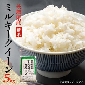 ふるさと納税 阿見町 【令和8年産】新米 先行受付 茨城県産 ミルキークイーン 精米 5kg(5kg×1袋)