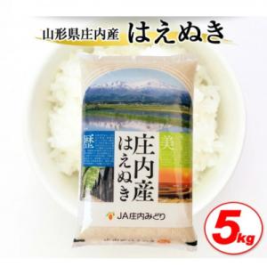 ふるさと納税 酒田市 [新米受付]令和8年産【精米】はえぬき 5kg×1袋 白米 山形県庄内産