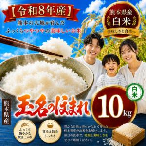 ふるさと納税 玉名市 【令和8年産】熊本県産 玉名のほまれ(白米) 10kg