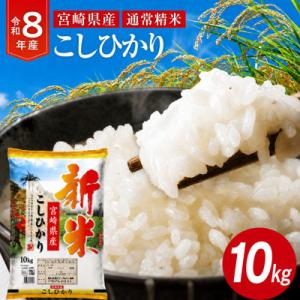 ふるさと納税 宮崎市 《令和8年産》宮崎県産こしひかり 合計10kg (5kg×2袋)