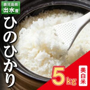 ふるさと納税 出水市 出水産ひのひかり美白米(5kg×1袋)_I502-v02