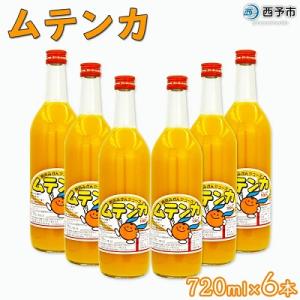 ふるさと納税 西予市 ムテンカ(明浜みかんジュース)6本セット