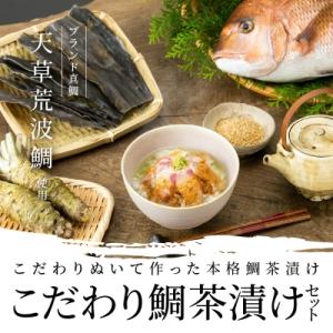 ふるさと納税 天草市 こだわり鯛茶漬けセット_S006-002