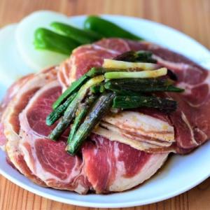 ふるさと納税 浦河町 かじたの特製 行者ニンニク入り味付けラムジンギスカン(440gx2P)[11-...