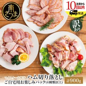 ふるさと納税 南さつま市 【訳あり】マイスター山野井 ご自宅用お楽しみパック(4種類以上・切り落とし...