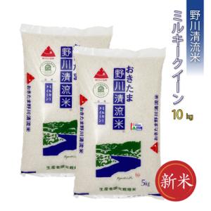 ふるさと納税 長井市 【令和8年産新米】【特別栽培米】野川清流米「ミルキークイーン」10kg(5kg×2袋)_A090