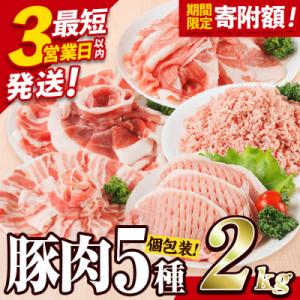 ふるさと納税 佐伯市 ＼3営業日以内発送/<1回配送> 豚肉 バラエティーパック (合計2kg)
