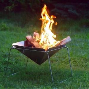 ふるさと納税 三条市 ステンレス焚火台(焚き火台) キャンプ用品 アウトドア用品 燕三条製 [内山産...