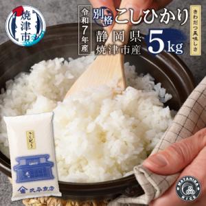 ふるさと納税 焼津市 令和7年産 別格 こしひかり 白米 5kg(a07-176d)