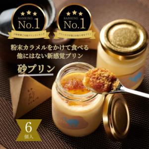ふるさと納税 鳥取市 究極のカラメルプリン【砂プリン】6個セット