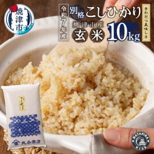 ふるさと納税 焼津市 令和7年産 別格 玄米 10kg コシヒカリ(a24-071)