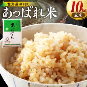 ふるさと納税 津別町 【令和8年産・先行受付】北海道産 津別町あっぱれ米(玄米)10kg