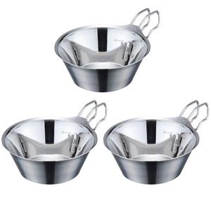 ふるさと納税 三条市 [TSBBQ] ステンレスシェラカップ320 3個セット キャンプ用品 アウト...