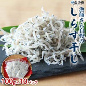 ふるさと納税 西予市 <漁師さん自慢のしらす干し1kg(使いやすい小分けパック!!)>　ちりめん　魚...