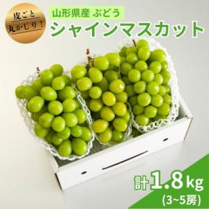 ふるさと納税 上山市 ぶどう(シャインマスカット)3〜5房　0020-2615