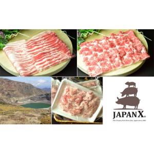 ふるさと納税 蔵王町 JAPAN X3種スライスセット2.8kg(バラ肩ロース小間)　【04301-...