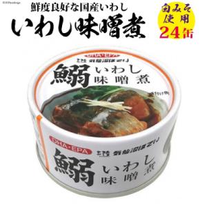 ふるさと納税 気仙沼市 いわし味噌煮 170g×24缶【DHA・EPA・長期保存可能】 [20565...