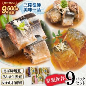 ふるさと納税 気仙沼市 三陸漁師美味一品 3種×3P 計9P さんま さば いわし[20563350...