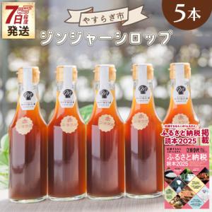 ふるさと納税 香南市 ジンジャーシロップ クラフトジンジャー 生姜シロップ 200ml×5本 7日程...