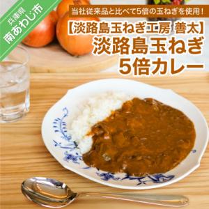 ふるさと納税 南あわじ市 【淡路島玉ねぎ工房　善太】淡路島玉ねぎ5倍カレー