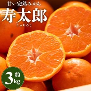 ふるさと納税 香南市 寿太郎(じゅたろう) 3kg 甘い完熟みかん 糖度 人気 ms-0046