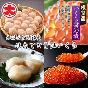ふるさと納税 根室市 【年内配送可】★ほたてと醤油いくら B-01062