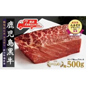 ふるさと納税 大崎町 【7営業日以内発送】《前田牧場直営》鹿児島黒牛〜ランプ肉(モモ)ブロック(約5...