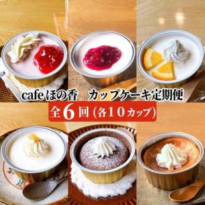 ふるさと納税 紋別市 cafe ほの香のカップケーキ定期便(6回×2セット) ★