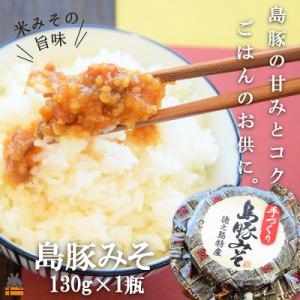 ふるさと納税 徳之島町 あつあつご飯のお供に!徳之島の島豚みそ(130g)