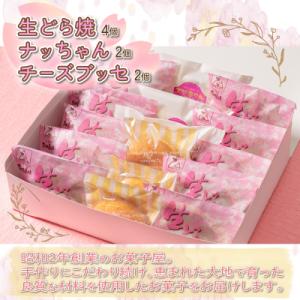 ふるさと納税 大空町 生どら・ナッちゃん・チーズブッセ(4個・2個・2個)セット  OSC004