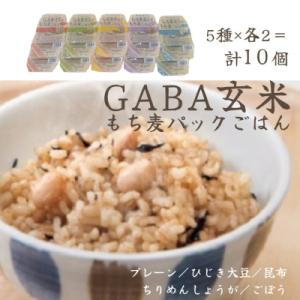 ふるさと納税 江府町 GABA玄米もち麦パックごはん 5種類セット(10パック入り)きぬむすめ JA 0938