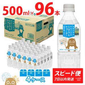 ふるさと納税 境町 〈スピード便〉 利根川原水 サカイタチ ミネラルウォーター 500ml 4ケース 水